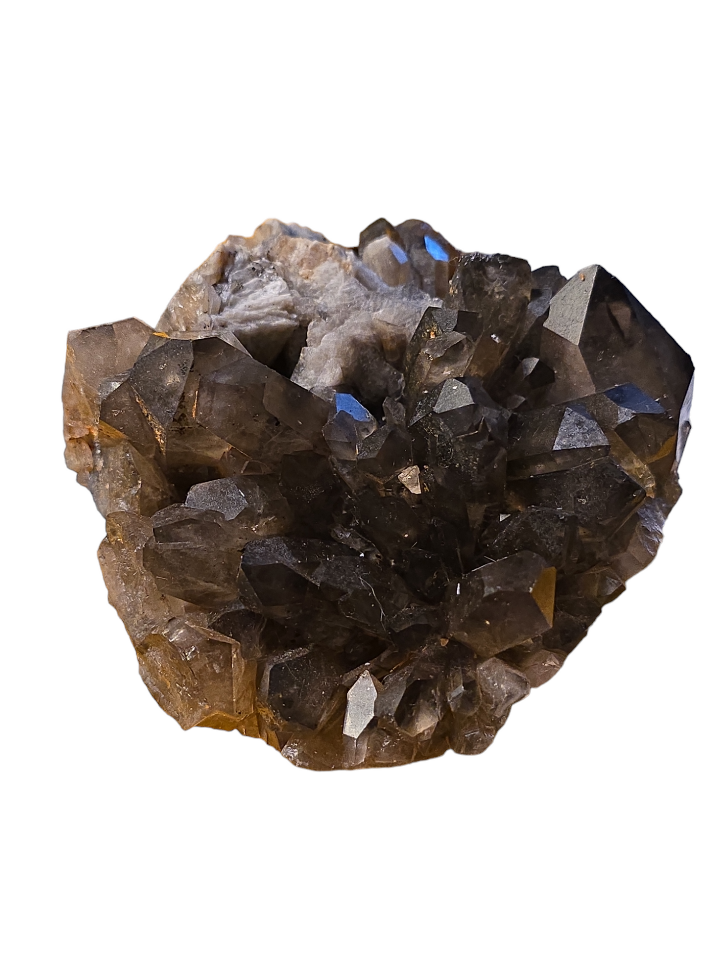 Smoky Quartz Cluster