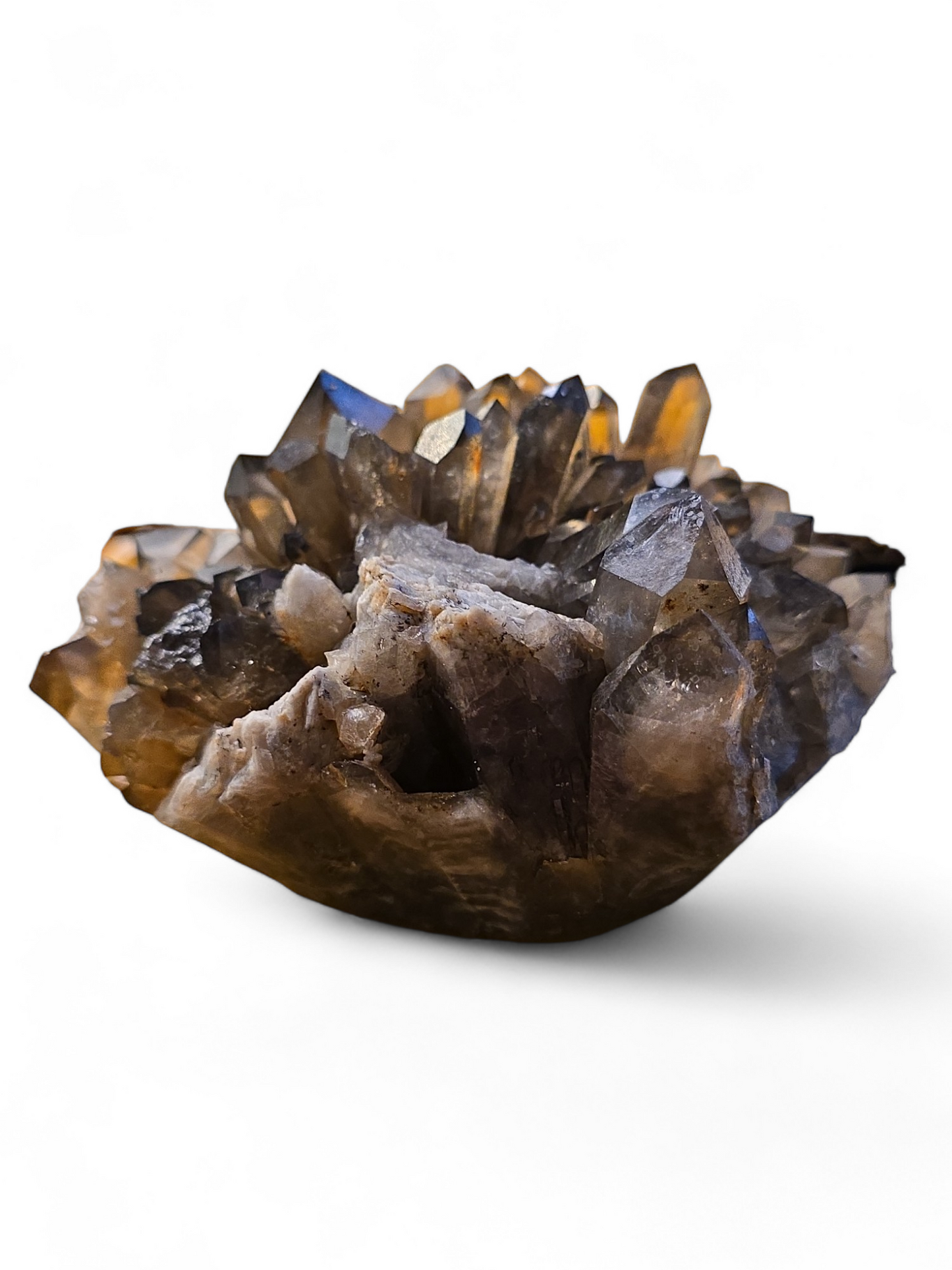 Smoky Quartz Cluster