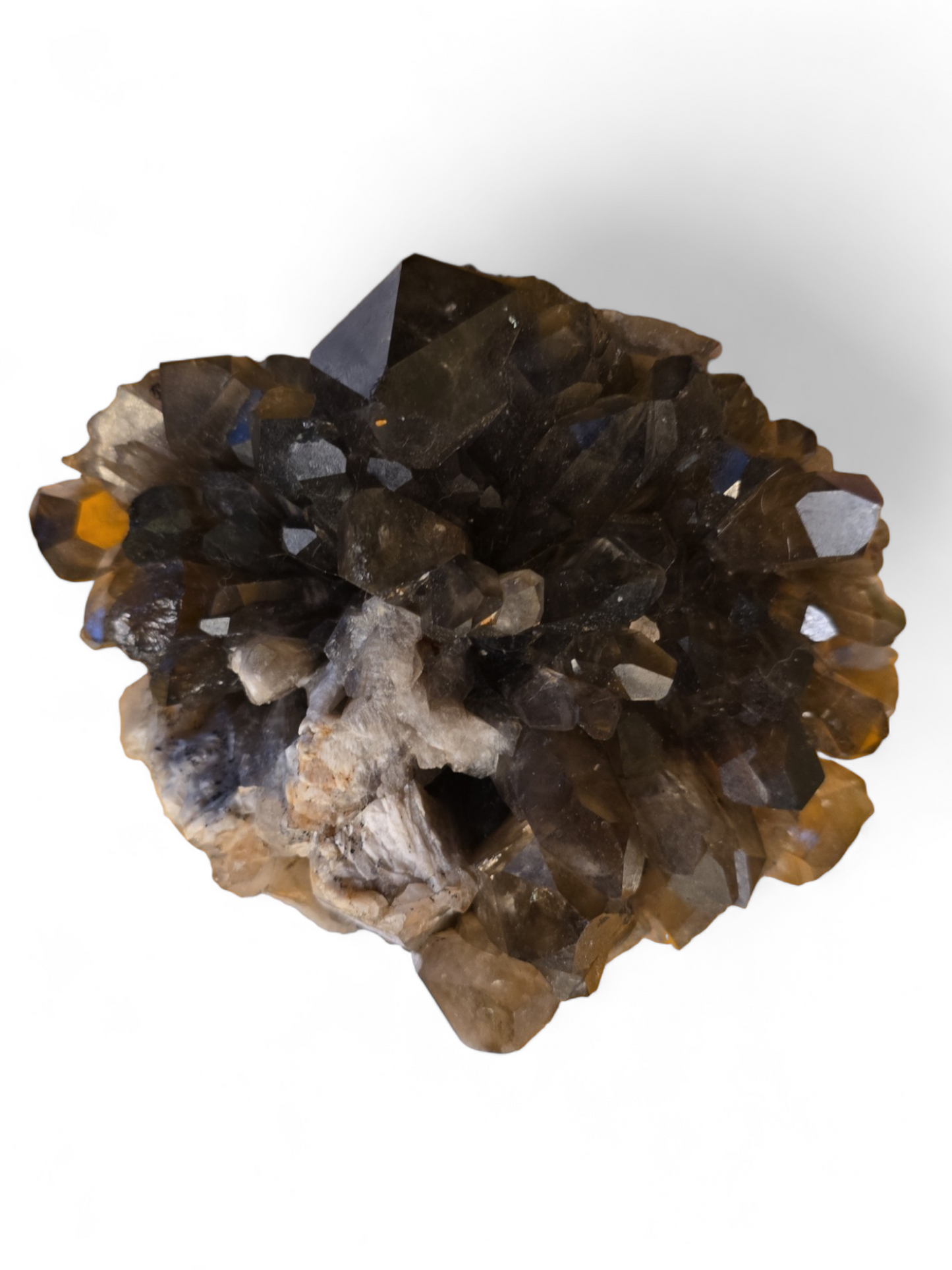 Smoky Quartz Cluster